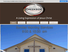Tablet Screenshot of creekside.cc