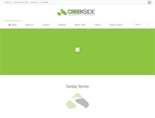 Tablet Screenshot of creekside.org.au